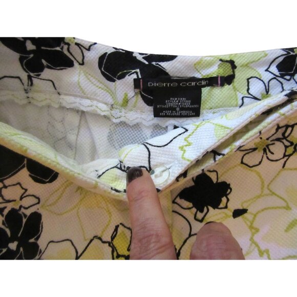 Vintage Pierre Cardin Colorful Cotton Cropped Pants in Size 8 - Picture 5 of 7